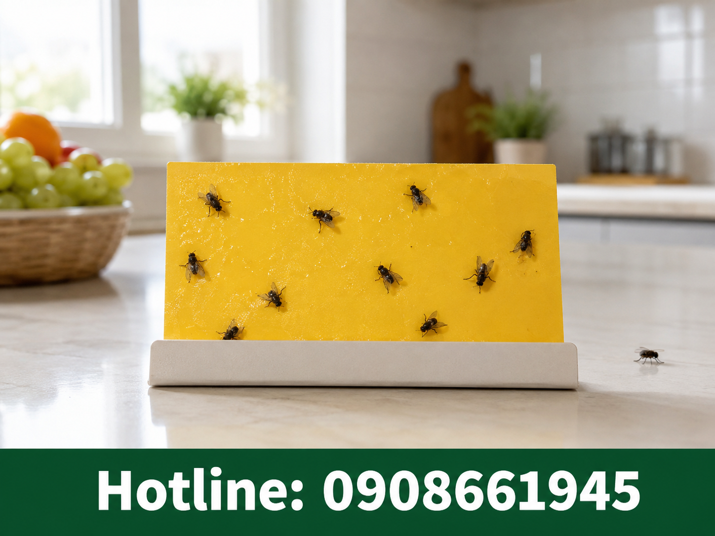 bẫy ruồi bằng keo