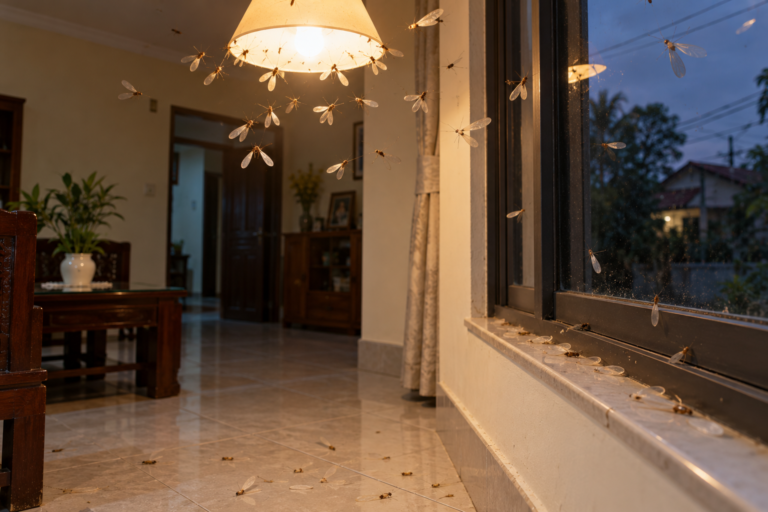 cách găn mối cánh vào nhà